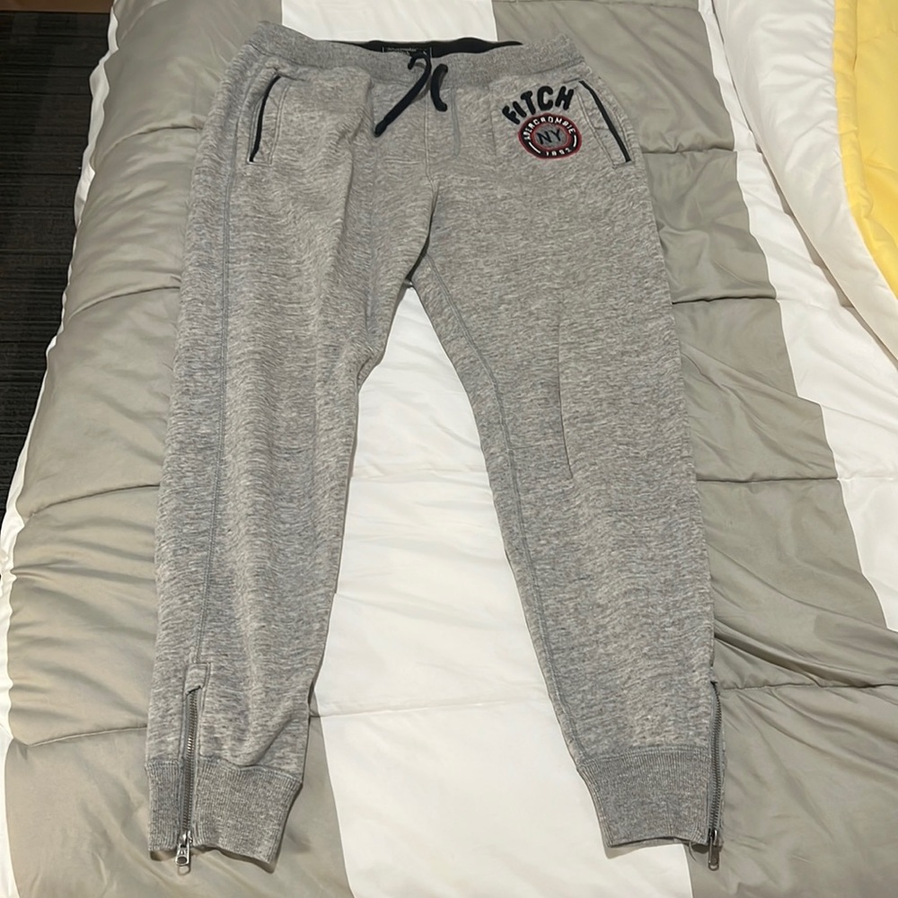 Abercrombie and Fitch Grey Sweatpants